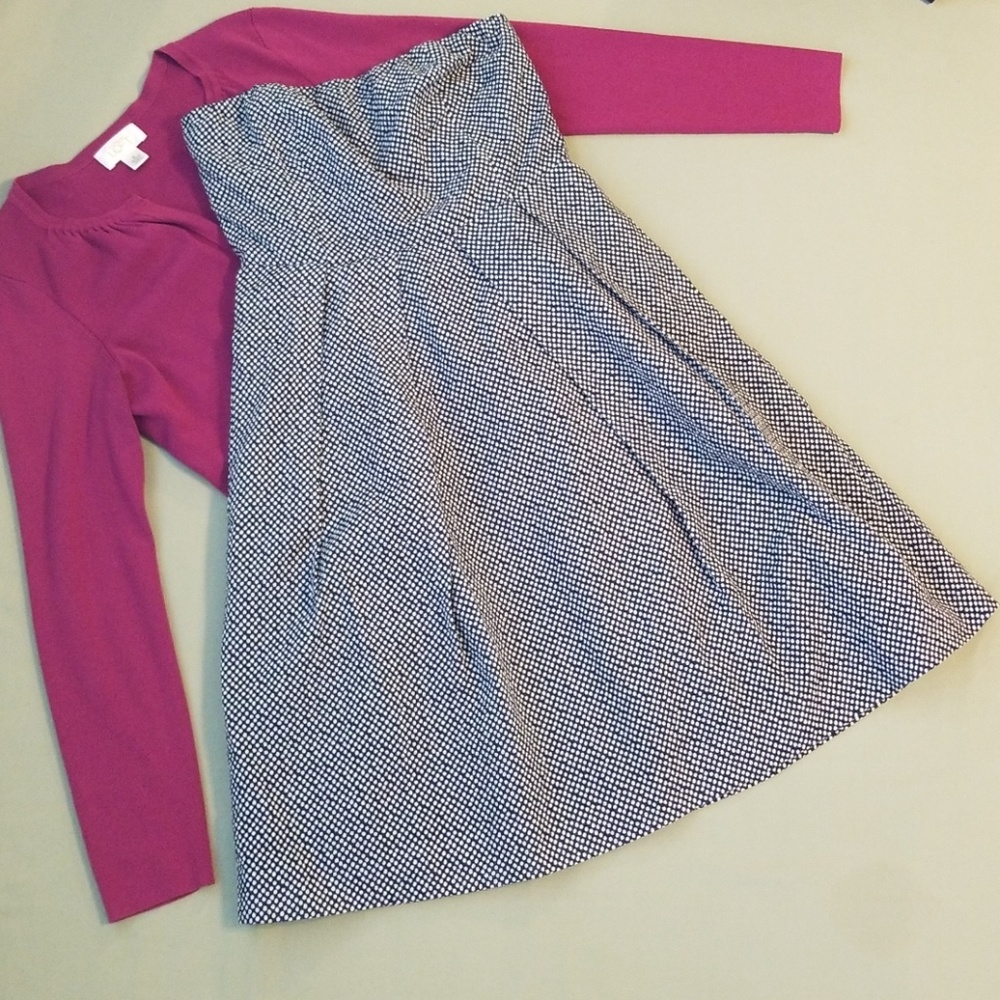 J. Crew Cotton Strapless Polka Dot Dress Size 0